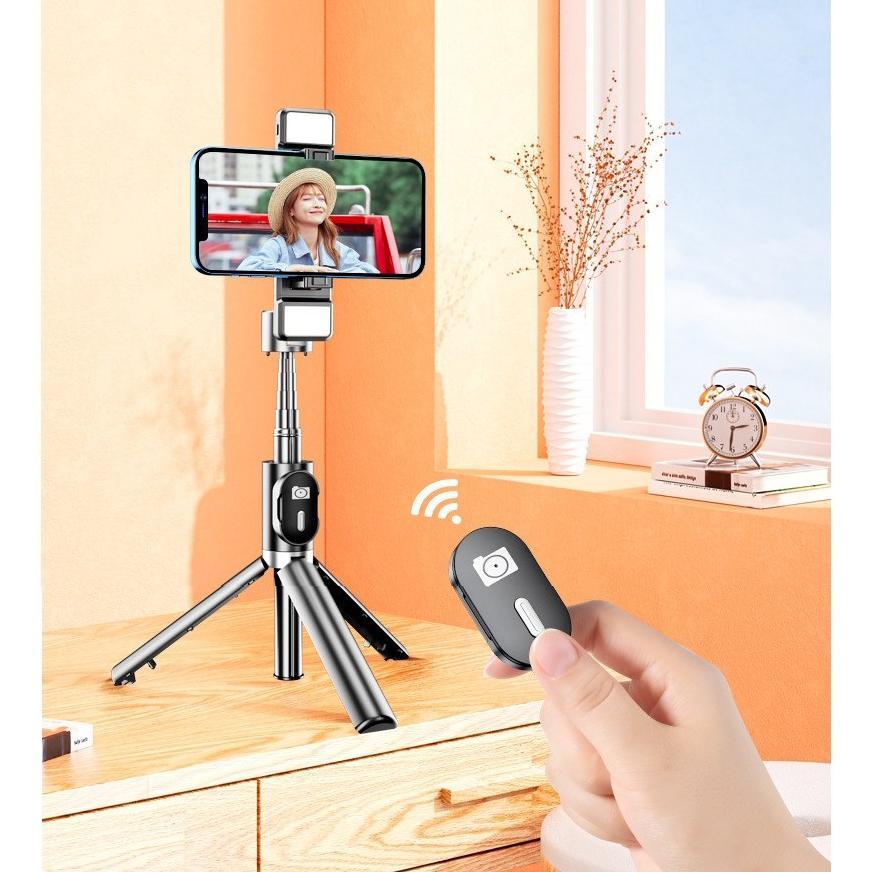 NEW [LOGU] Tongsis tripod dengan remote, tongsis multifungsi