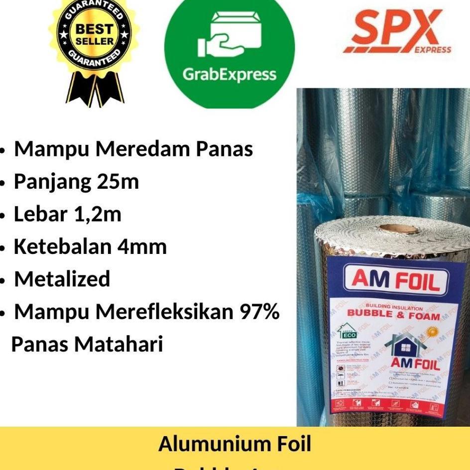 [Instan]Terlaris Alumunium Foil Bubble 4Mm - Alumunium Foil Bubble - Alumunium Foil - Peredam Panas 