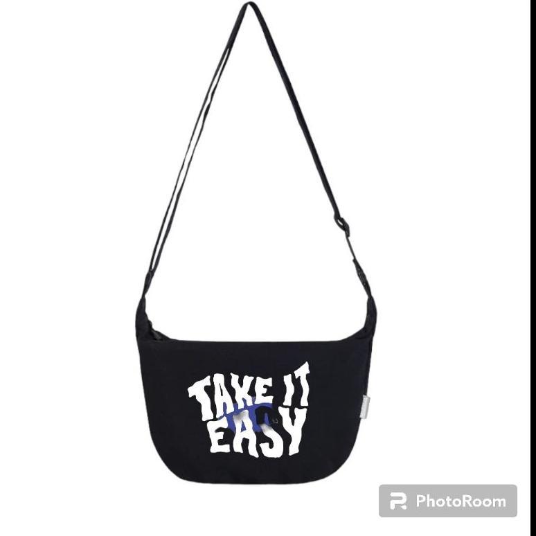 NEW Tas Selempang Pria Sling bag Pria Besar Muat Buku tas