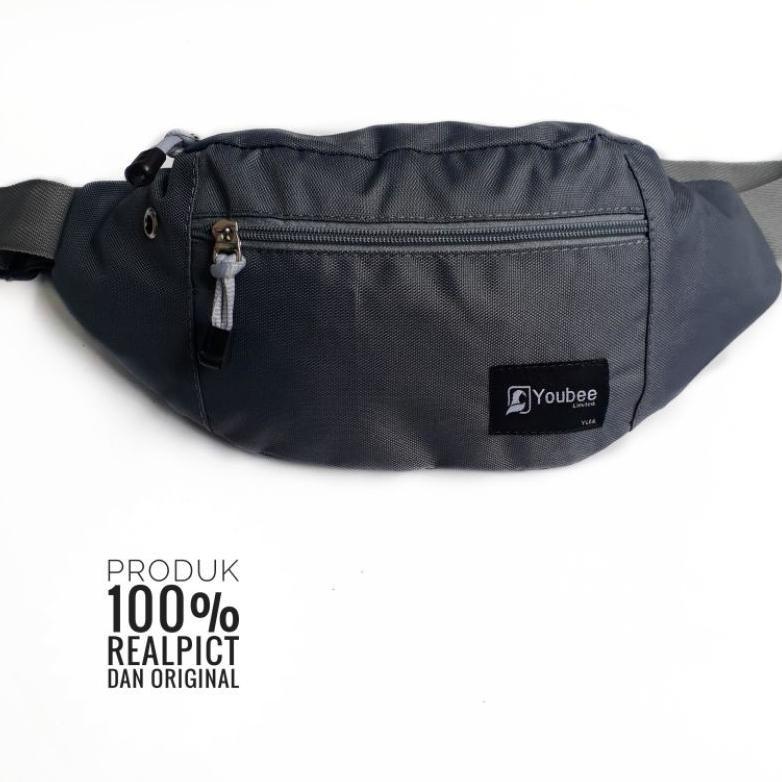 100% AMAN Tas Selempang Pria Waistbag Pria Original Termurah