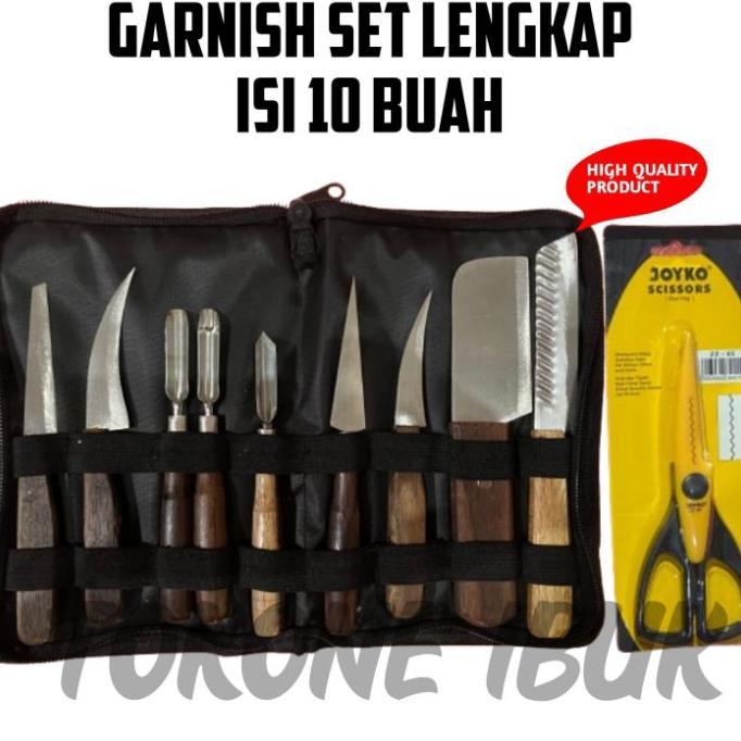 Pisau Garnish 1 Set Lengkap Murah/ Pisau Ukir Buah Murah/Pisau Ukir Sayur/Pisau Curving/Pisau Dapur 