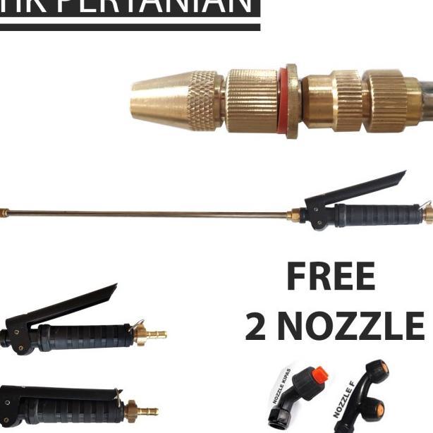 Paket Stik Pertanian / Stik Sprayer Elektrik Lengkap - Bonus 2 Nozzle