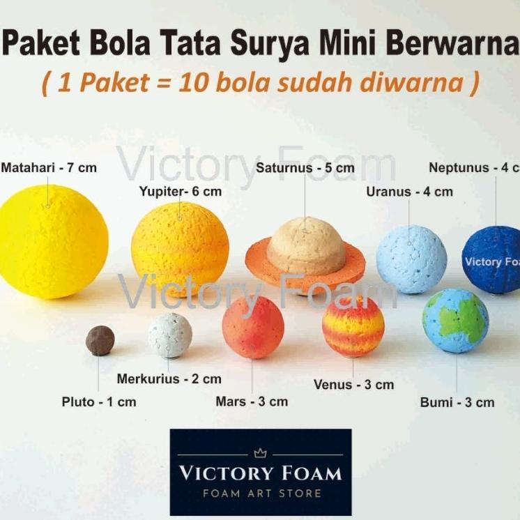Paket Bola Tata Surya Mini Berwarna
