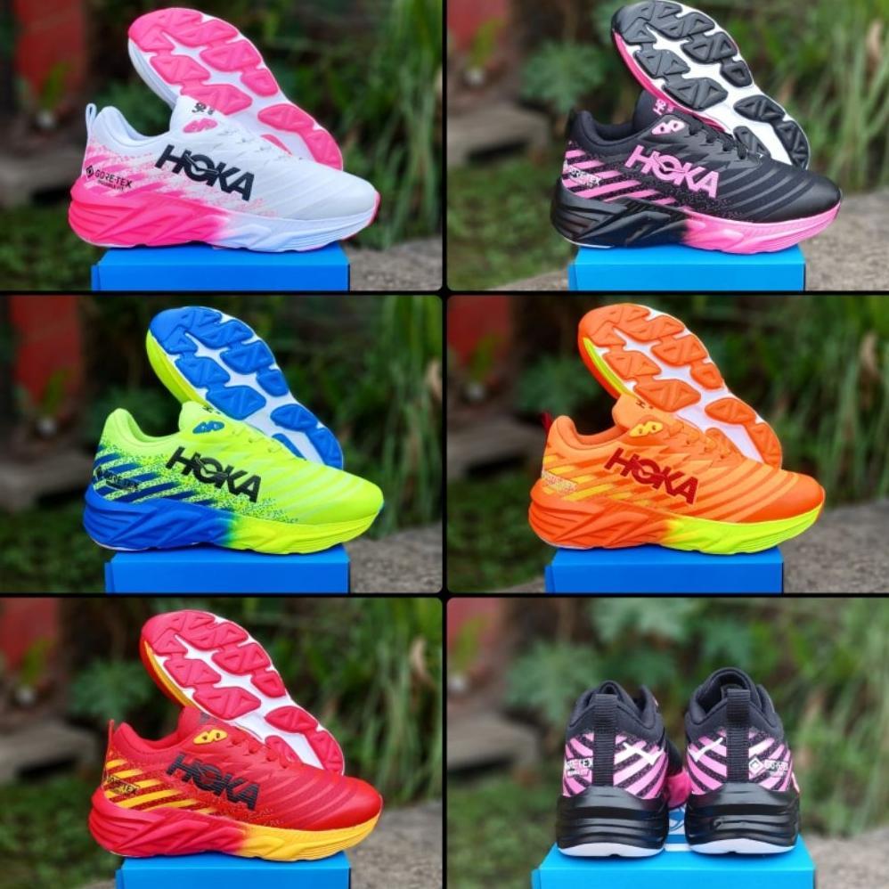 Big Sale Sepatu H0Ka M4Ch 5 G0Retex Wanita Pria Terbaru Terlaris | Sneakers Kets Running Sport Cowok