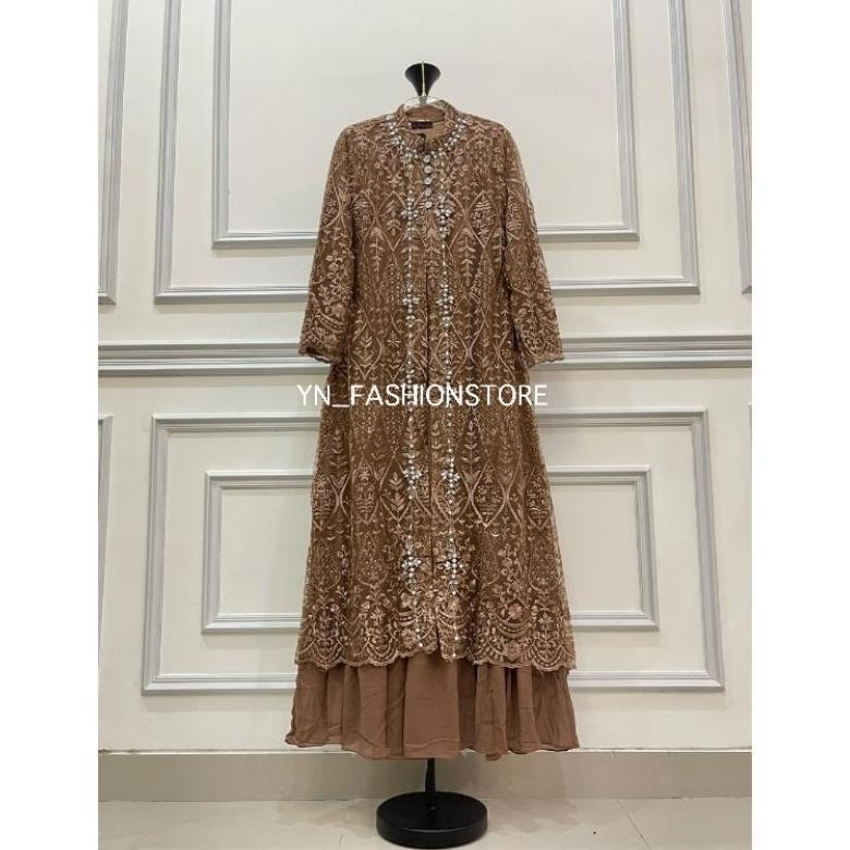 Free Ongkir Dress Pesta Wisuda Mozza Wanita M L Xl Xxl Warna Burgendi Lavender Sage Rose Gold Elegan