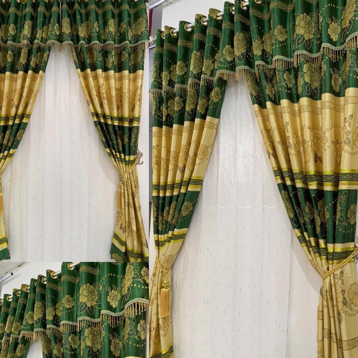 Gorden Hordeng Poni Prada Pintu Jendela/Gorden Poni Gelombang/Poni Gorden