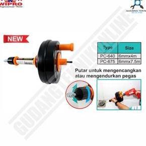 ORIZA Pembersih Pipa Tersumbat WIPRO PC640 / Pipe Drain Cleaner 4m WIPRO PC-640