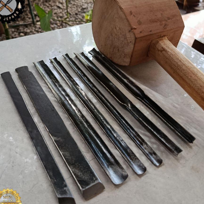 Pahat Set7 Ukir Kayu Dan Bonsai Khas Jepara, Pahat Terbaik Kualitas Terbukti Untuk Pemula Dan Pro.