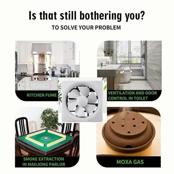 GARAVAR Exhaust Fan 6inch 8inch 10inch 12 inch Wall Type Exhaust Fan bedroom living room toilet kitc