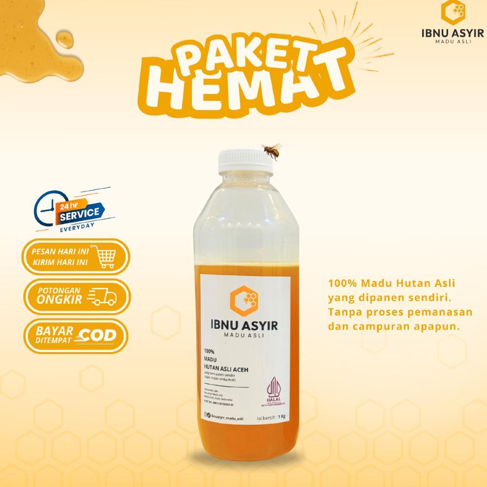 (Terbaru) Madu Asli Hutan Ibnu Asyir 1 Kg Meningkatkan Imunitas Tubuh mengobati penyakit Lambung Bat