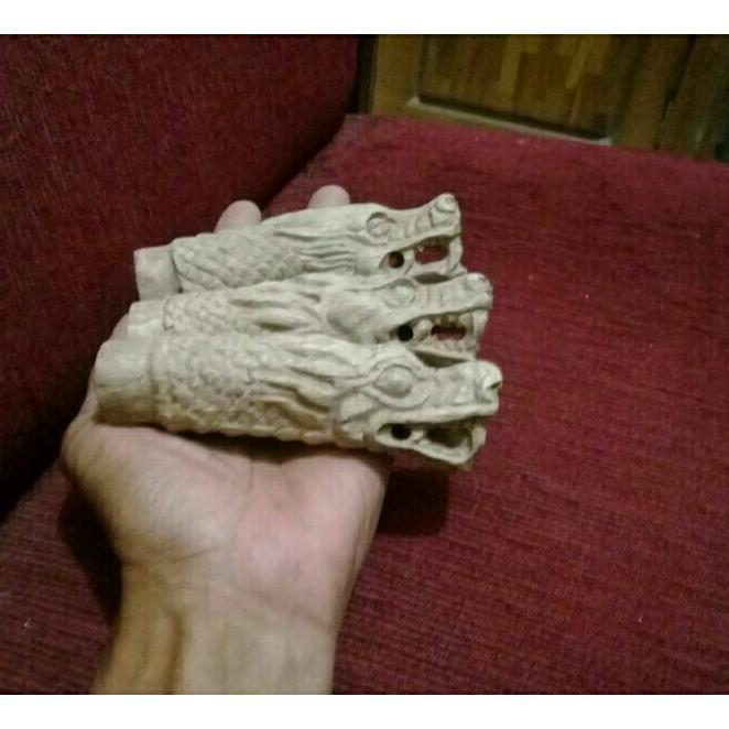 Gagang Handel Pisau Ukir Naga