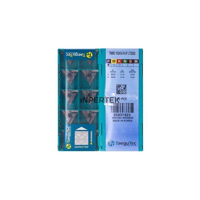 AKARA Insert TNMG 160404 R-VF TAEGUTEC Pahat Bubut TNMG 16 04 04 Mata TNMG16