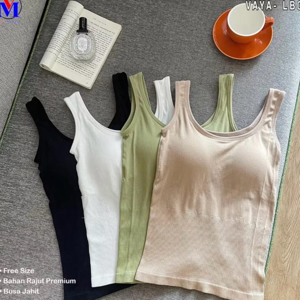 Tanktop Vaya Bra Busa - Tanktop Vaya Wanita Dengan Bra Busa Tanpa Kawat