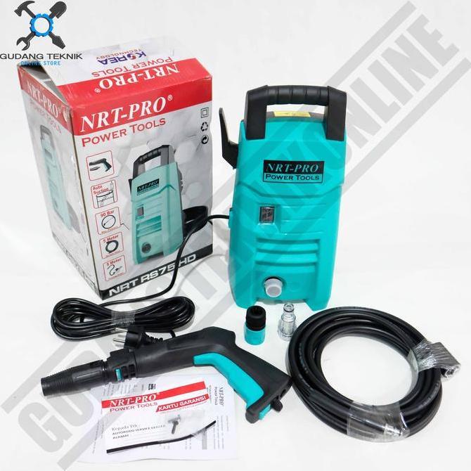 TERAR Mesin Jet Cleaner NRT RS 75 HD - Mesin Cuci Steam Motor Mobil NRT Pro