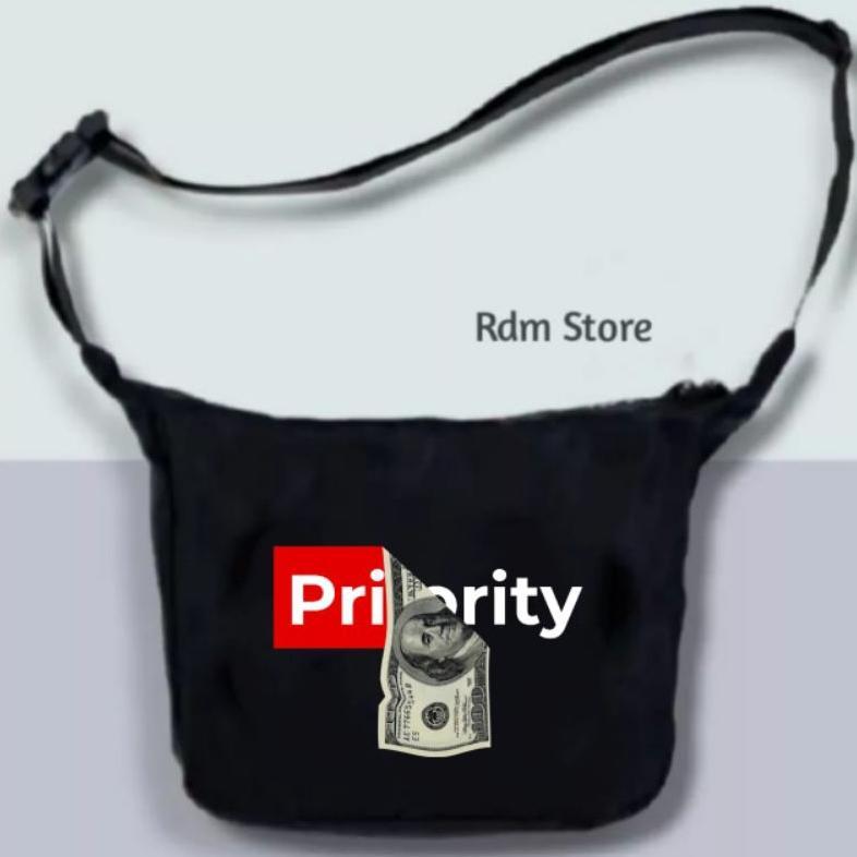 Tas selempang pria murah Sling bag cowok distro anti air waterproof Original SlingBag Wanita Bahan t
