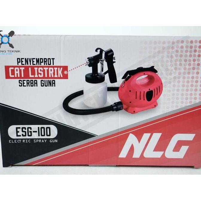 TERAR PAINT ZOOM SPRAY GUN ELEKTRIK / ALAT SEMPROT CAT LISTRIK NLG ESG 100 NLG