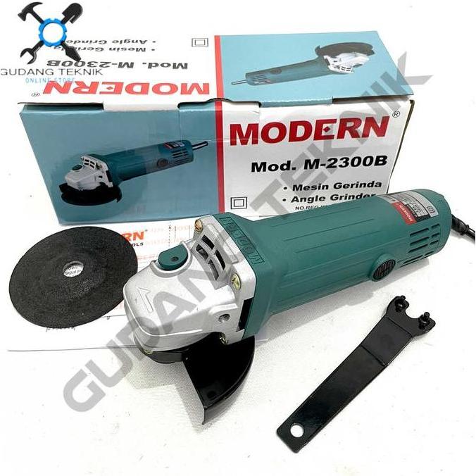 TERAR Modern M-2300B / Mesin Gerinda Modern M 2300 B Gerinda Tangan Modern M2300B Grinda Modern M230