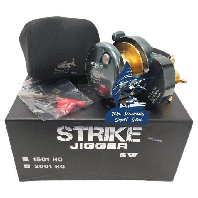 Reel Oh G Tech Strike Jigger Sw 1501Hg 2001Hg Left Handle New