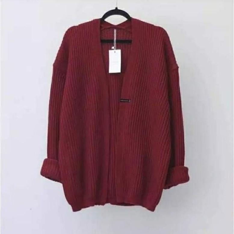 Premium Cardigan Rajut Wanita - Cardigan Premium - Cardigan Bershka Premium