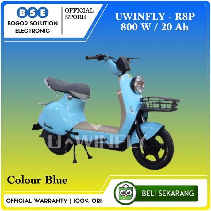 SELIS UWINFLY R8 SEPEDA LISTRIK UWINFLY R8P 800W/20Ah - BLUE