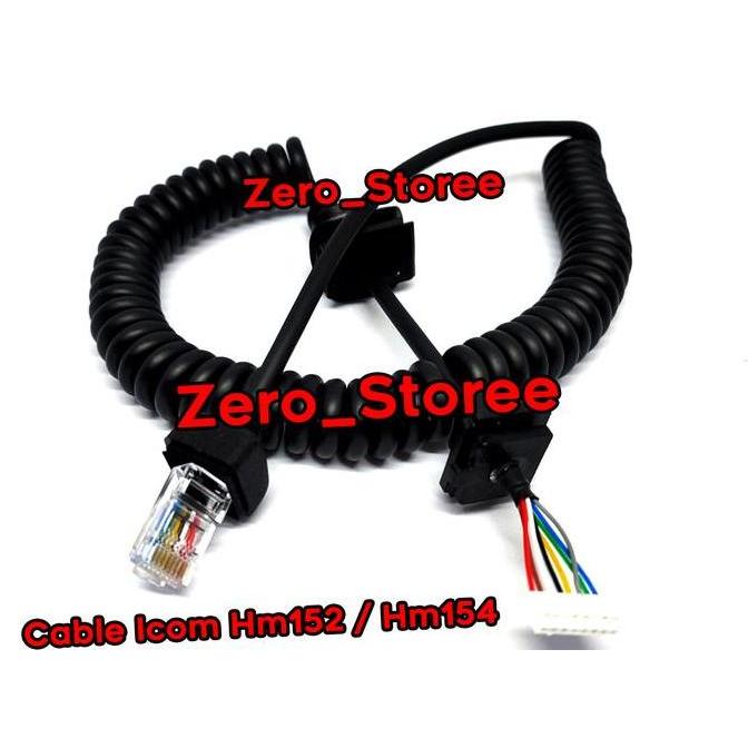 TERLARIS KABEL MIC ICOM HM154 KABEL MHM-154 KABEL MIK HM 154 ICOM SPIRAL