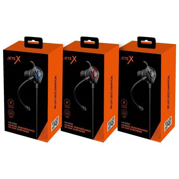 Earphone I Earbuds I Headset Gaming with Mic JETE X HX8 (TERBAIK) (TERBARU) (TERMURAH)