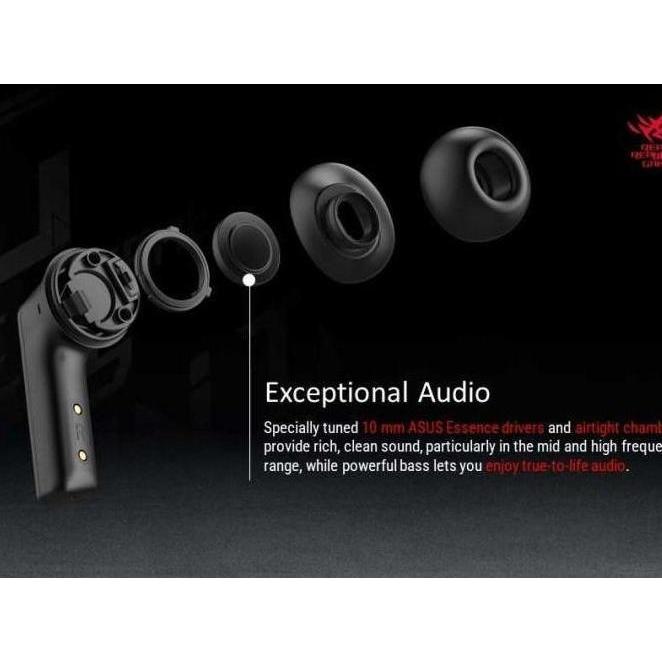 ASUS ROG Cetra True Wireless Gaming Headphones TWS Headset Earphone (TERBAIK) (TERBARU) (TERMURAH)