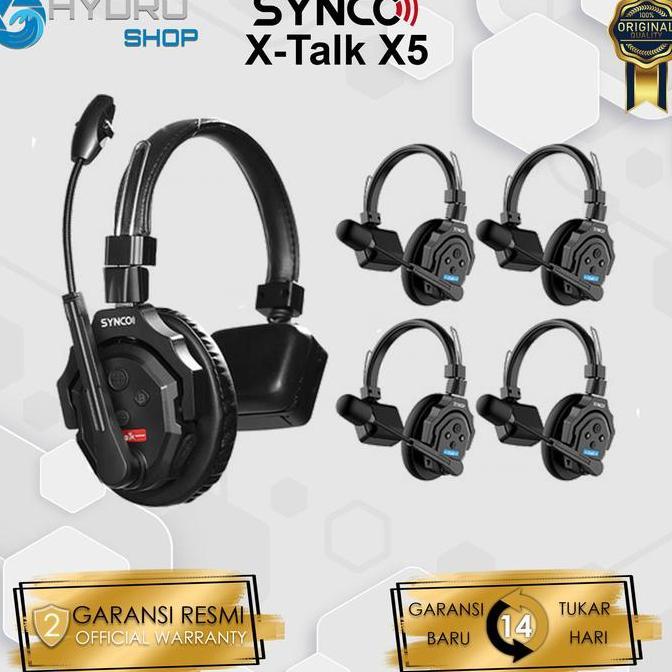 TERLARIS SYNCO X-TALK X5 WIRELESS INTERCOM SINGLE-EAR HEADSET / SYNCO X TALK X5 / SYNCO X5