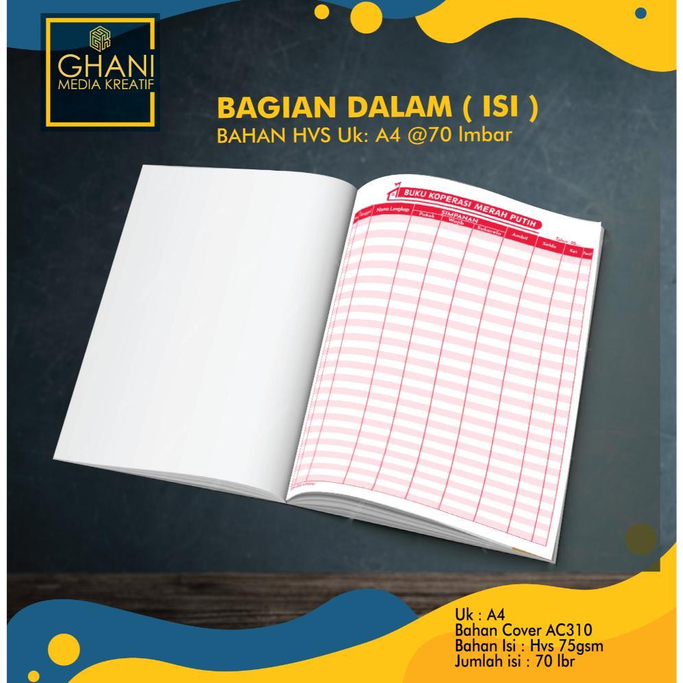 Free Ongkir Buku Kas Koperasi Merah Putih