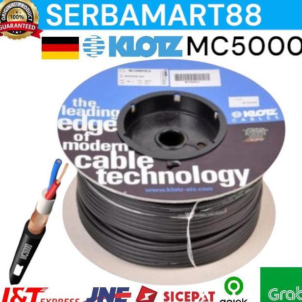 TERBARU - KABEL MIC AUDIO KLOTZ MC 5000 / KLOTZ MC5000 KABEL MICROPHONE ORIGINAL GERMANY 100METER
