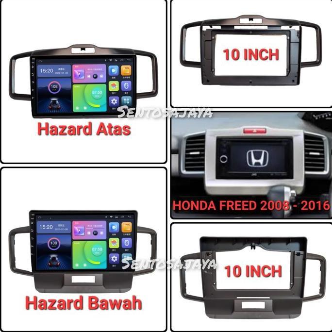 Frame Head Unit Android 10 Inch Honda Freed