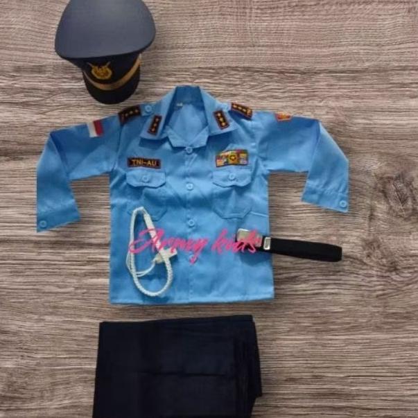 Diskon Baju Seragam Tni Angkatan Udara Anak, Paud/Tk Kostum Karnaval