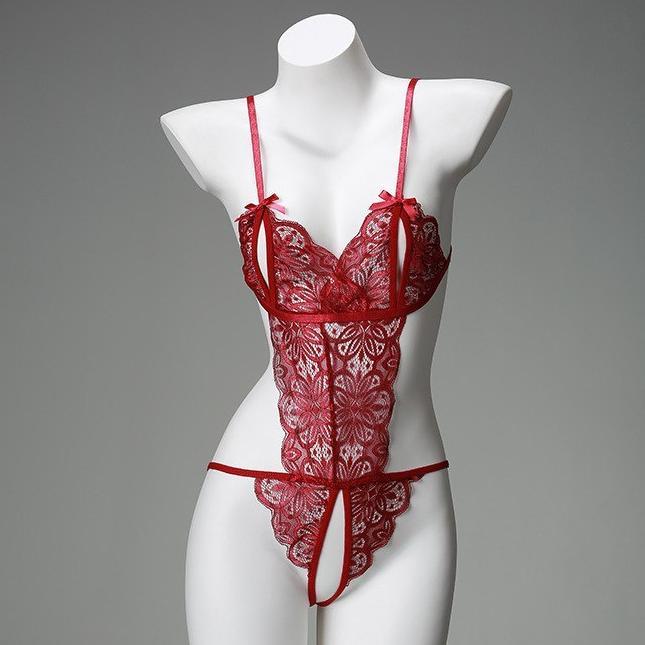 Grade Ori Vos~ Bt1207 Lingerie Sexy Cosplay Wanita Dewasa, Babydoll Renda Halus Yang Feminin & Mengg