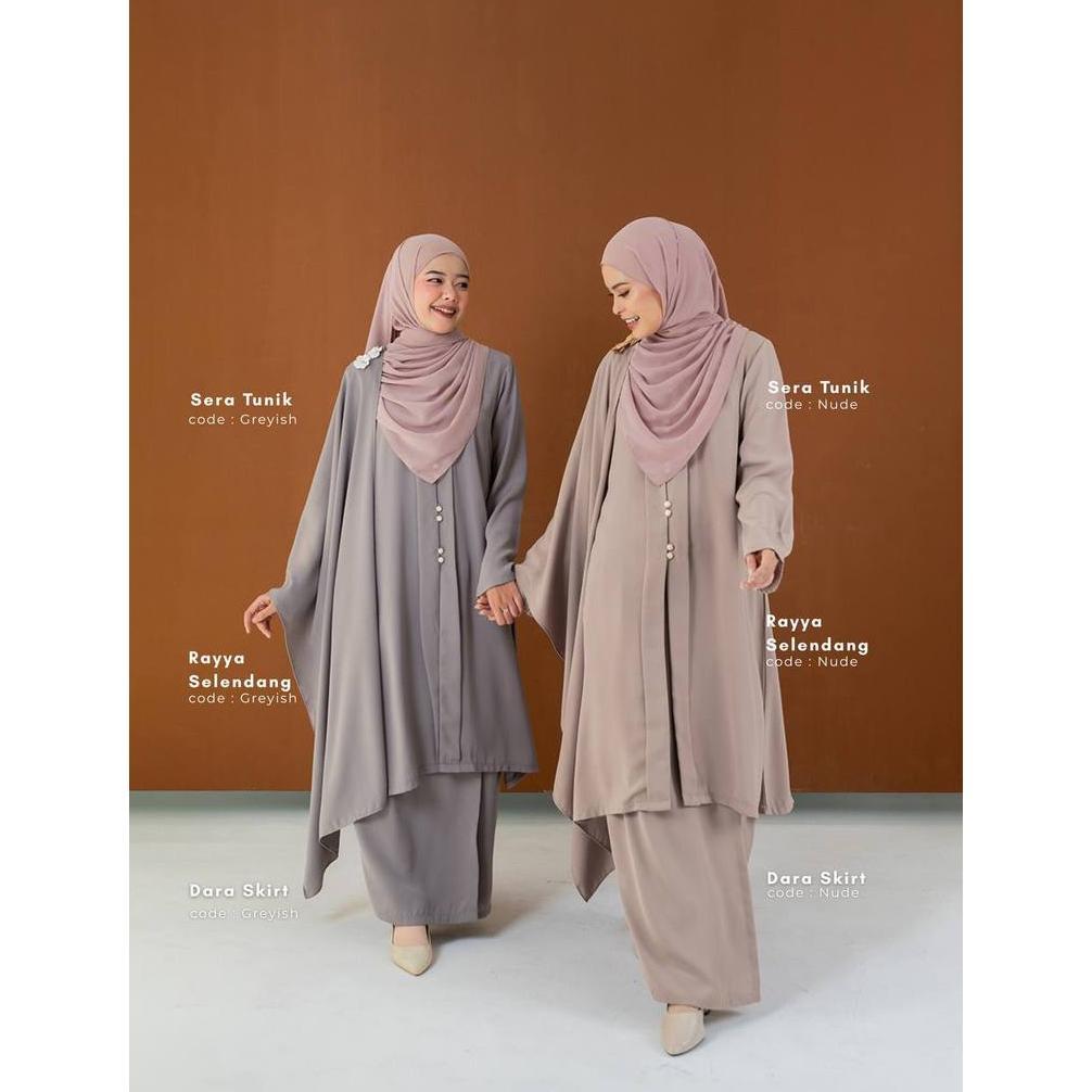 Garansi Azmiza-Tunik Sera(Hanya Tunik Saja)-Tunik Bahan Sahara Platinum