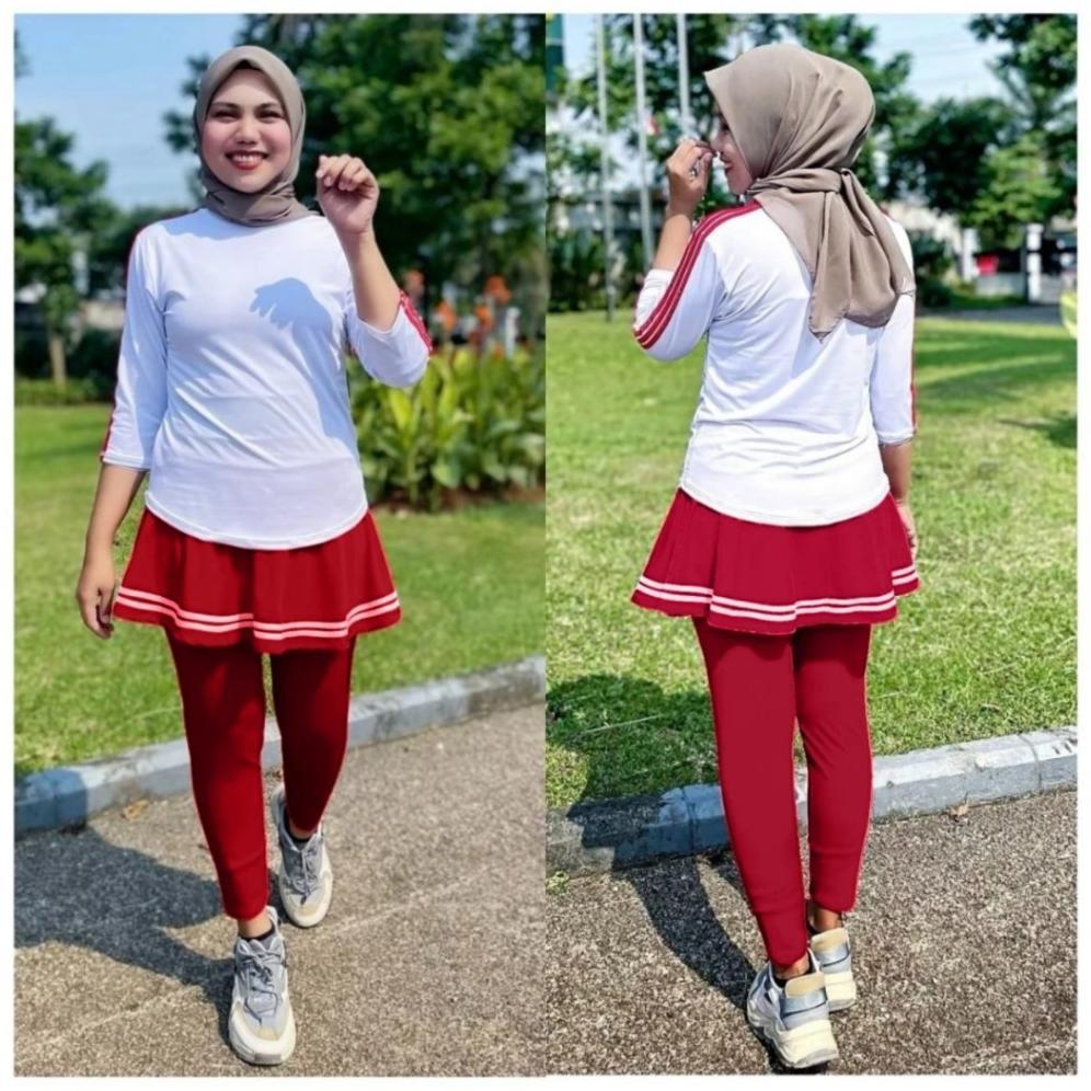 Grade Ori Setelan Senam Olahraga 1Set Celana Senam Zumba Legging Sport