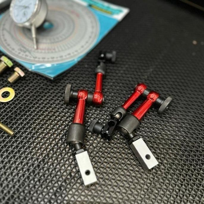 Busur derajat motor dial set universal dial indikator dudukan robot