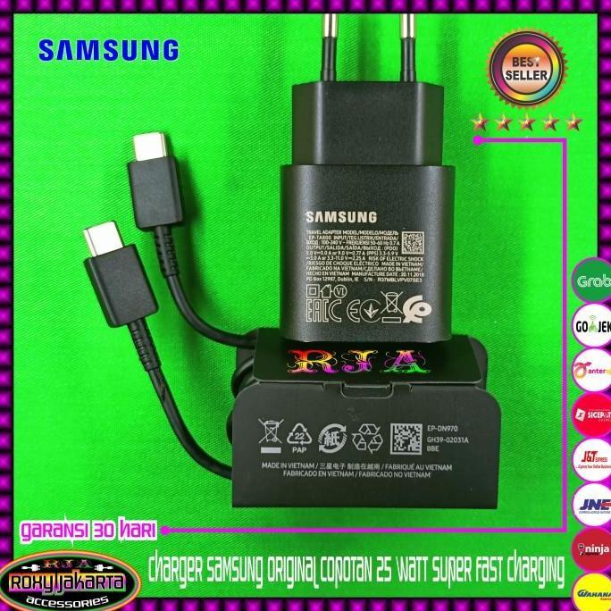 NEW Charger Samsung Galaxy S20 S20 plus S20 ultra Original Copotan 25 Watt