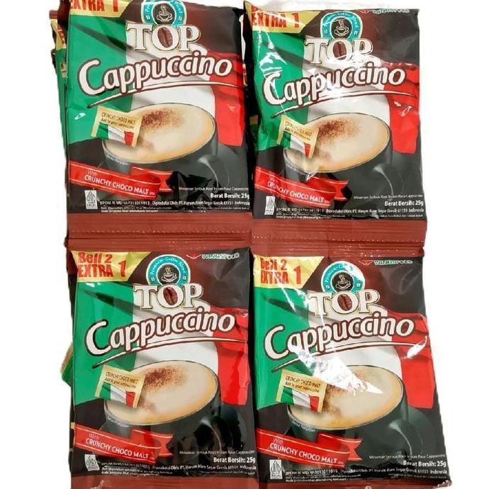 Kopi Top Capucino - Rasa Nikmat dan Aroma Khas -2 Renceng 30 Sachet