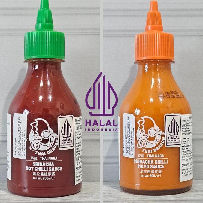 Al_kodrilaeni - Thai Dragon Sriracha 200ml HALAL MUI Hot Chilli | Chilli Mayo Sauce