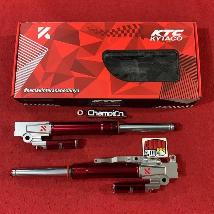 Shock Shockbreaker Depan KTC Kytaco Red Scoopy Beat FI ESP Karbu