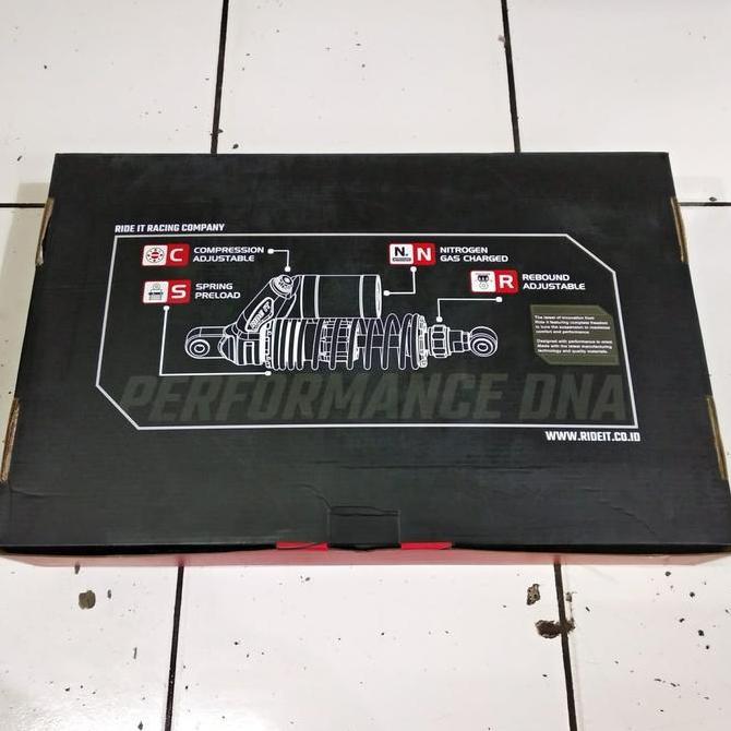 Shock RIDE IT GP SUPREME 340MM BLACK Supra X 125 REVO RX King Fit New