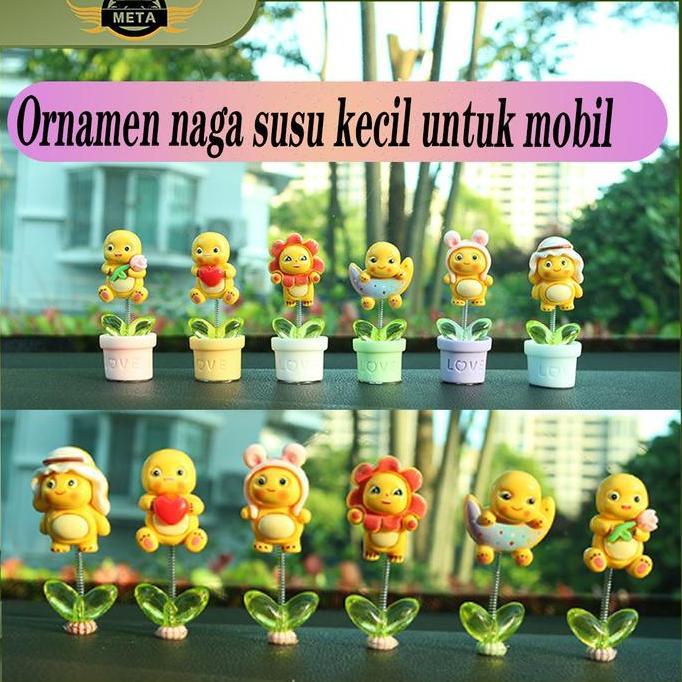 [META] ORNAMEN NAGA SUSU KONSOL TENGAH MOBIL ORNAMEN NAGA SUSU AKSESORIS MOBIL CAR ORNAMEN BOBBLEHEA