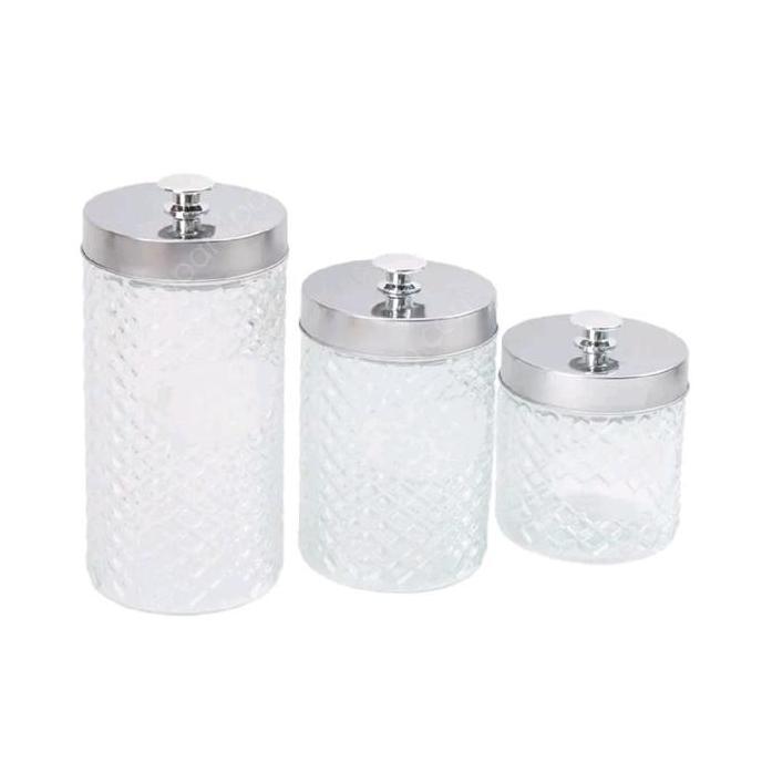 KRISHOME SET TOPLES KACA 3 PCS