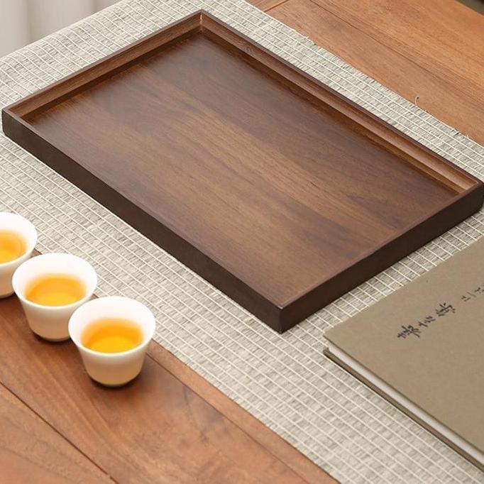 Baki Kayu Nampan / Papan Tray / Display Roti / Nampan Kayu Serbaguna ES