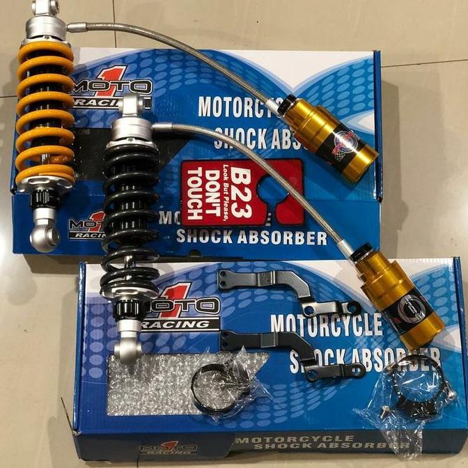 Shock moto 1 ninja r ss kr moto1 305mm pnp khusus breket dudukan klik