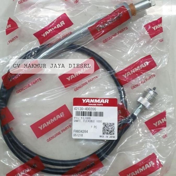 Cable Tachometer/Flexible Shaft 42130-400200 (1000) Yanmar Genuine Terbaru