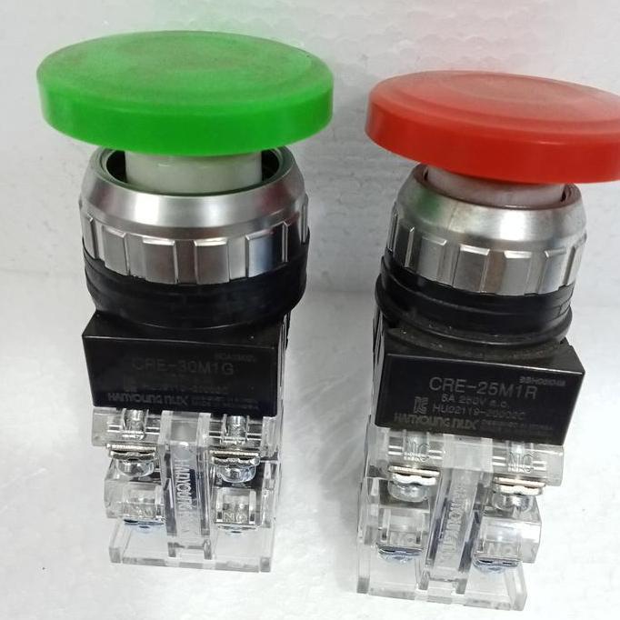 Push Button No Nc 25Mm Merah Hijau Termurah