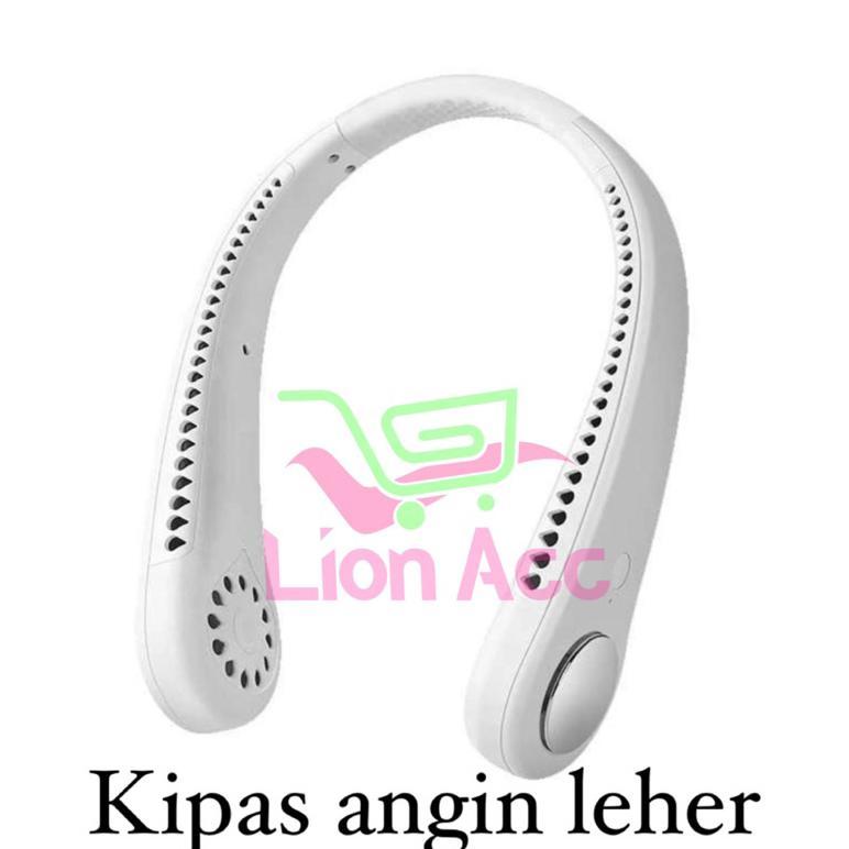 (KIPAS LEHER) Mini Fan Neck Elektrik / Kipas Angin Gantung Leher Portable USB terlaris