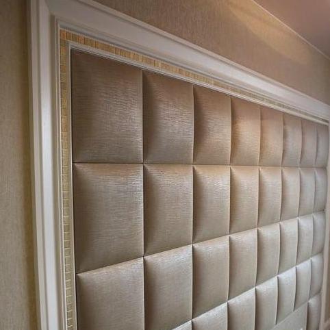 Headboard Bed Panel Wallpanel Dinding 3D Linen Leather Oscar 30X30Cm