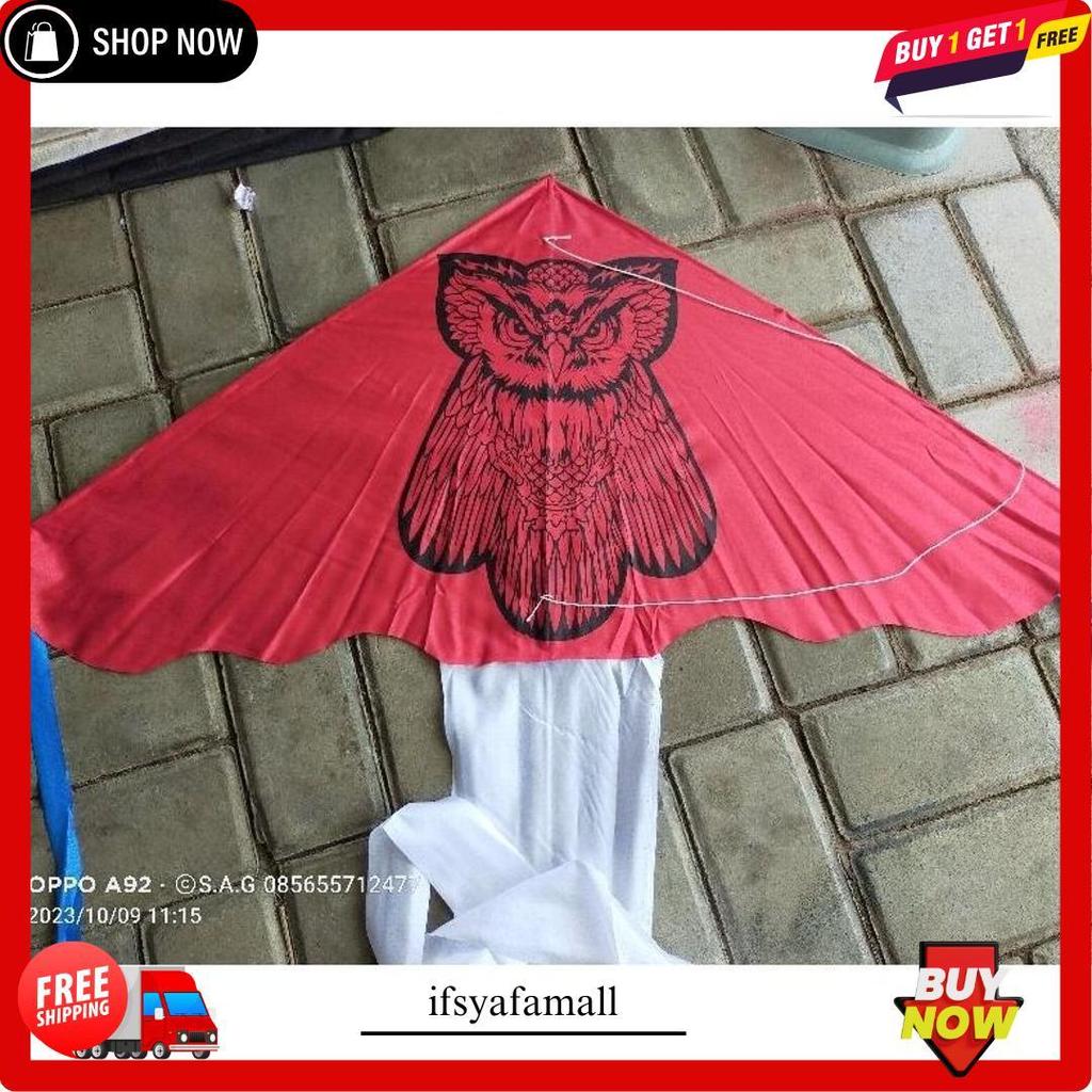 [Termurah] Layangan Kain Parasit Motif Superhero Dan Kartun. Mudah Dibawa Bisa Dilipat Harga Termura